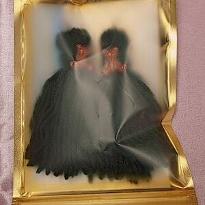 Stylish Green Tassel Earrings with A Teddy (Bear)